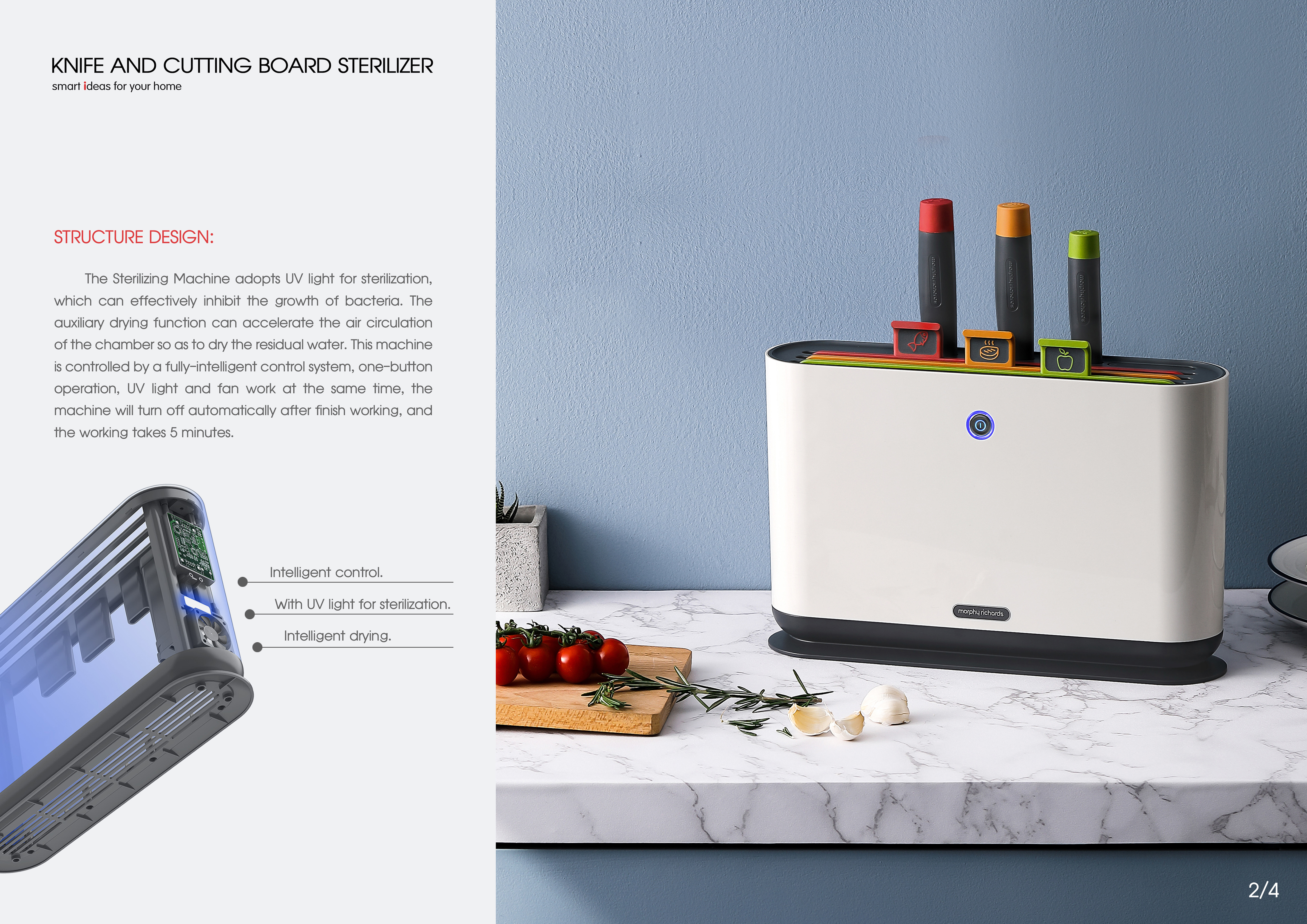 Cutting board&cutlery sterilizer