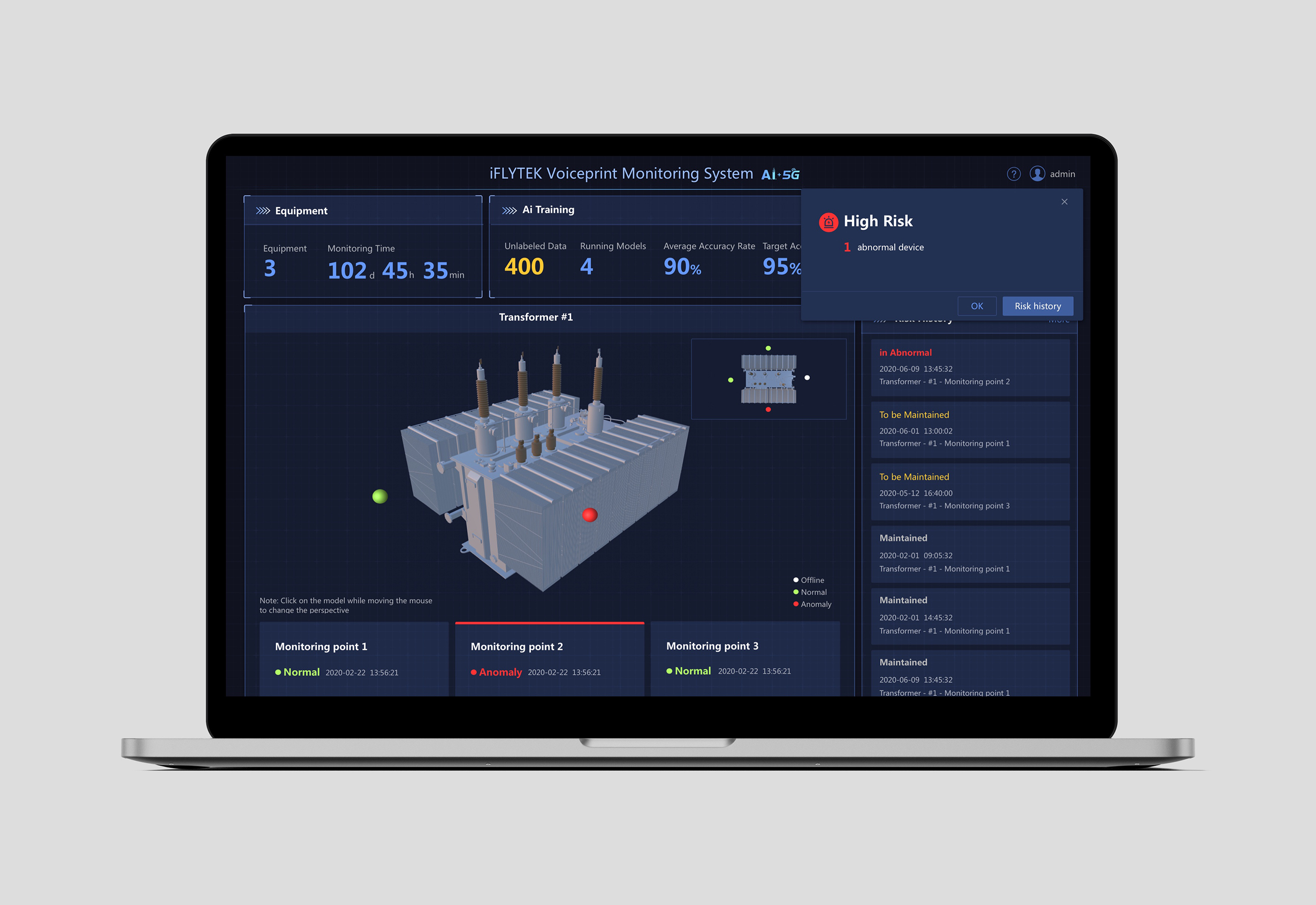 iFLYTEK Voiceprint Monitering System