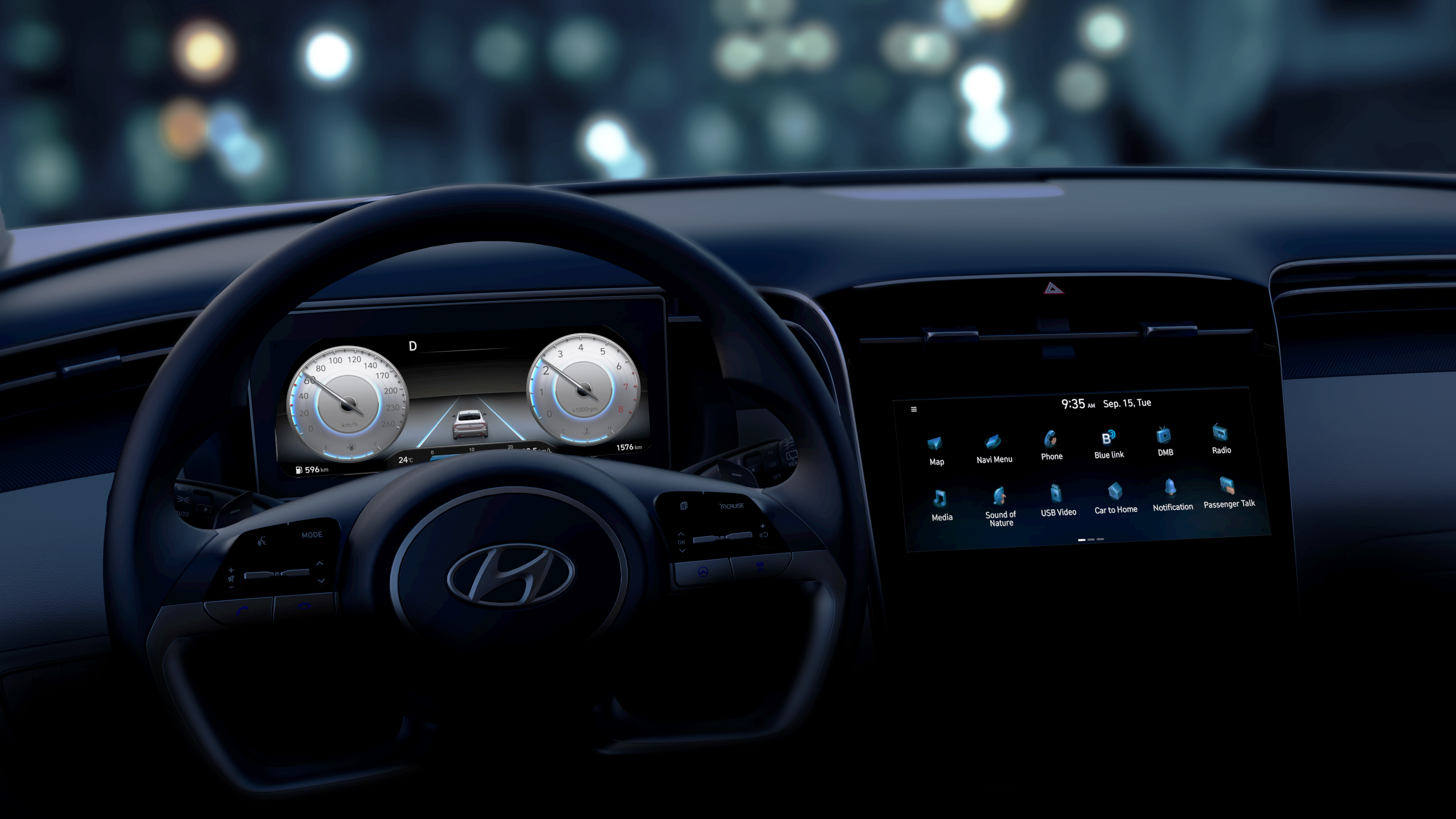 Hyundai Infotainment System - Aqua Design