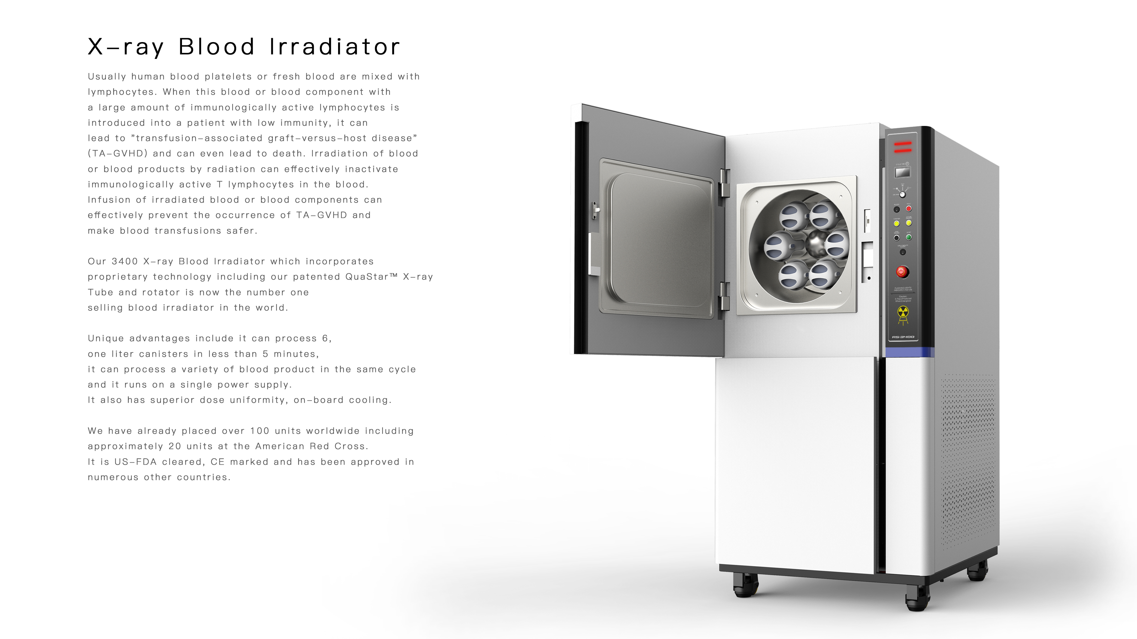 X-ray Blood Irradiator