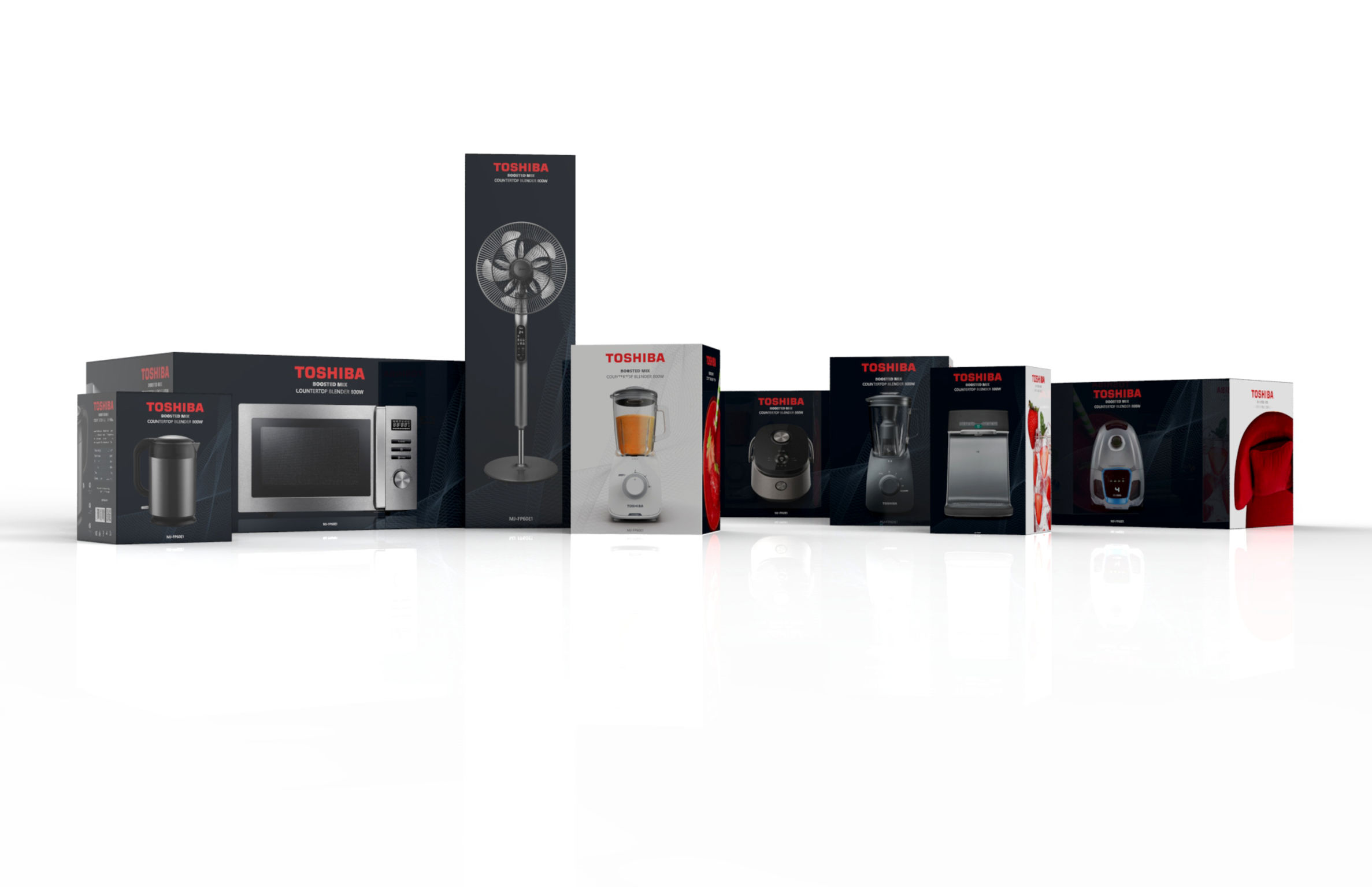 Toshiba Appliances Packaging Family