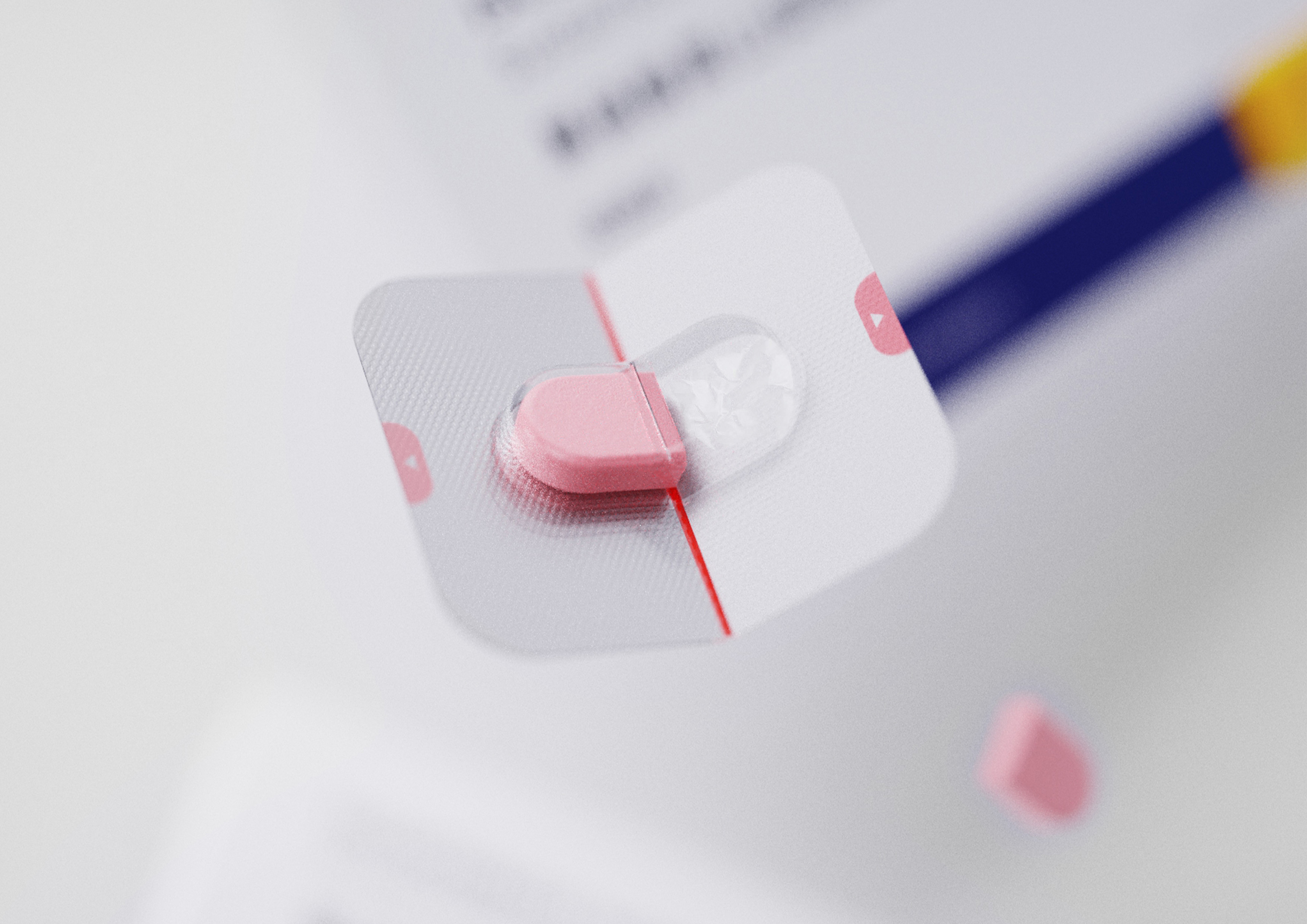 iF Blister Packaging Design of Pill Splitter and Container