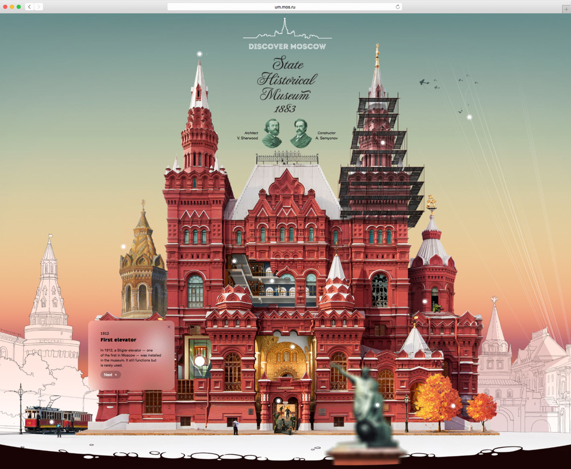 Discover Moscow promosite