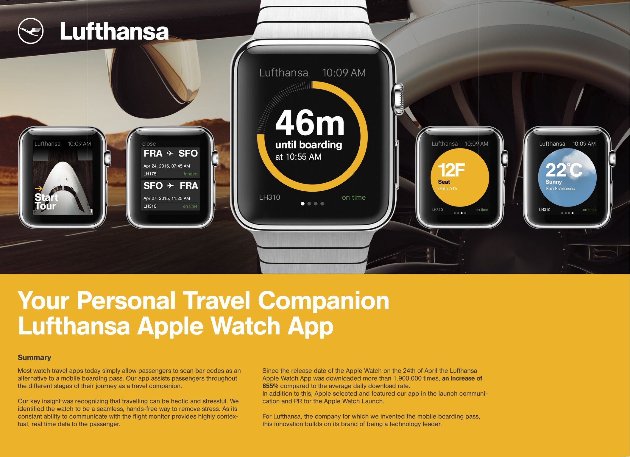 Lufthansa Apple Watch App