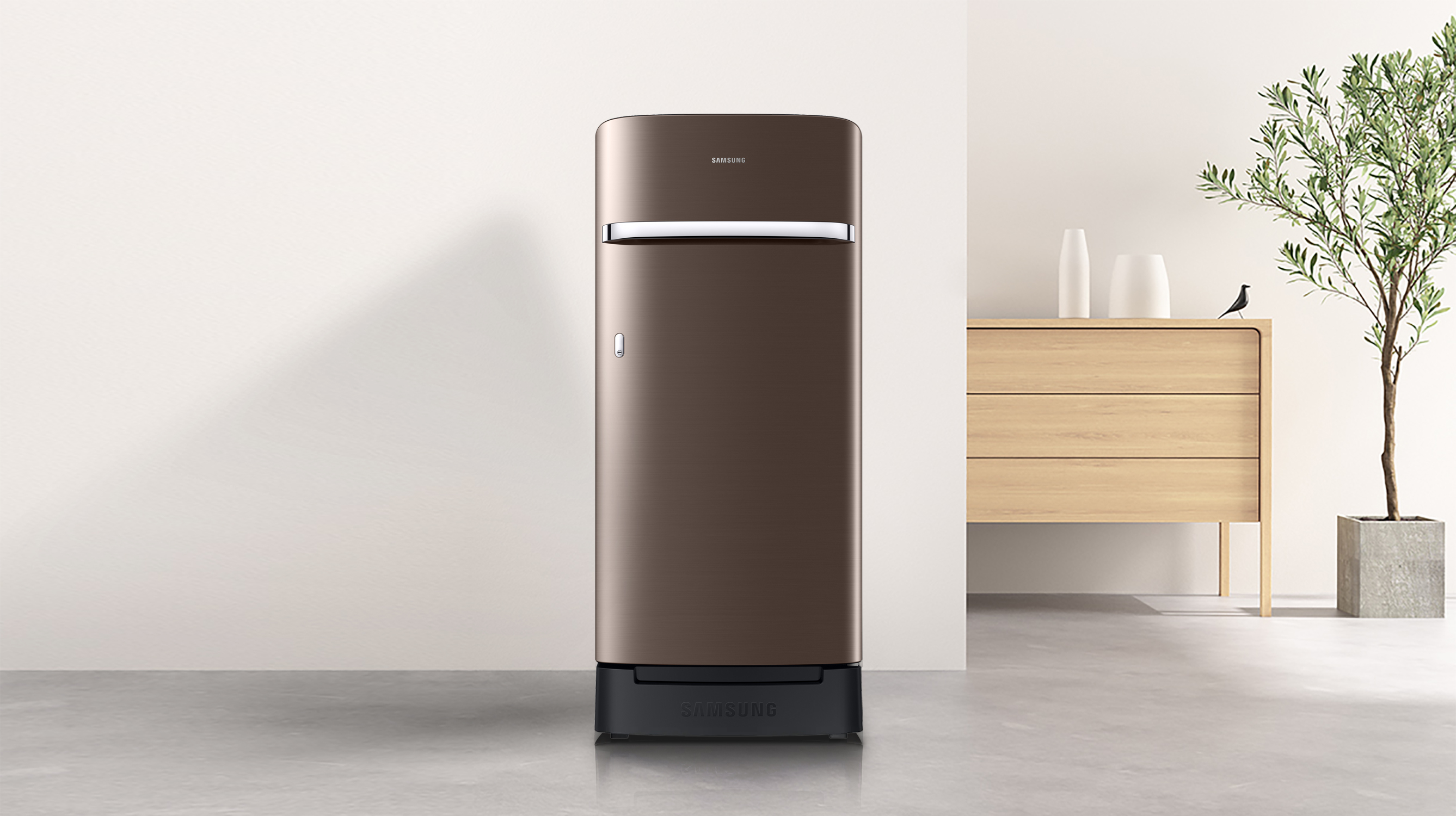 Samsung Horizontal Curve Design Refrigerator