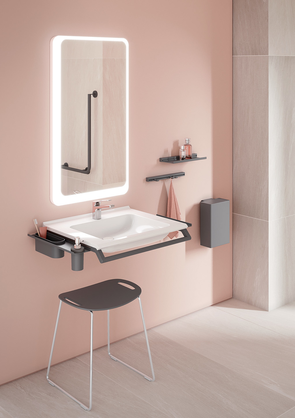 Modular washbasin system