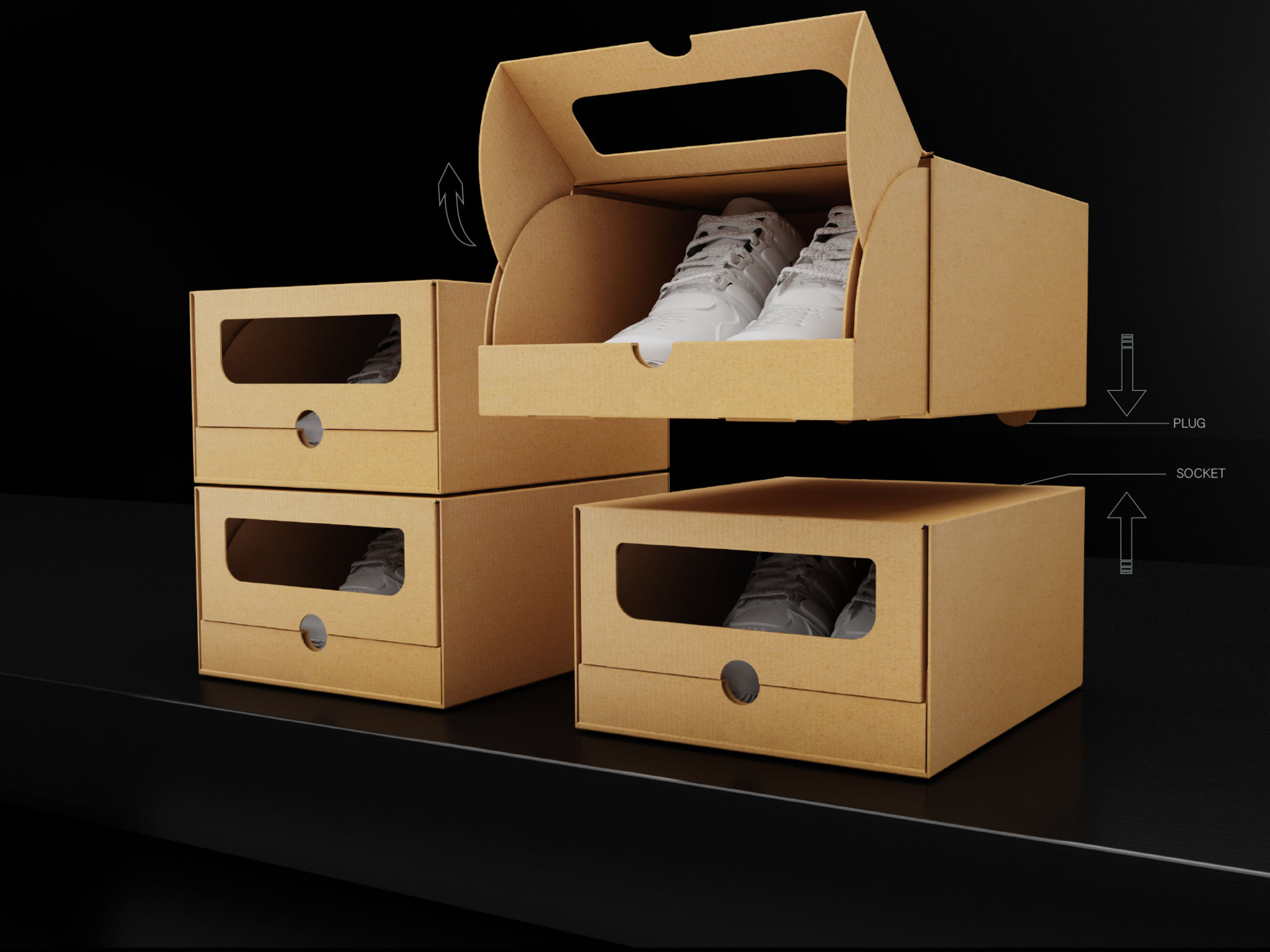 Spin Verbieden Portier iF Design - Shoe box design with creative storage