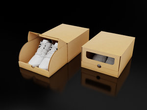 Shoe box design with creative storage