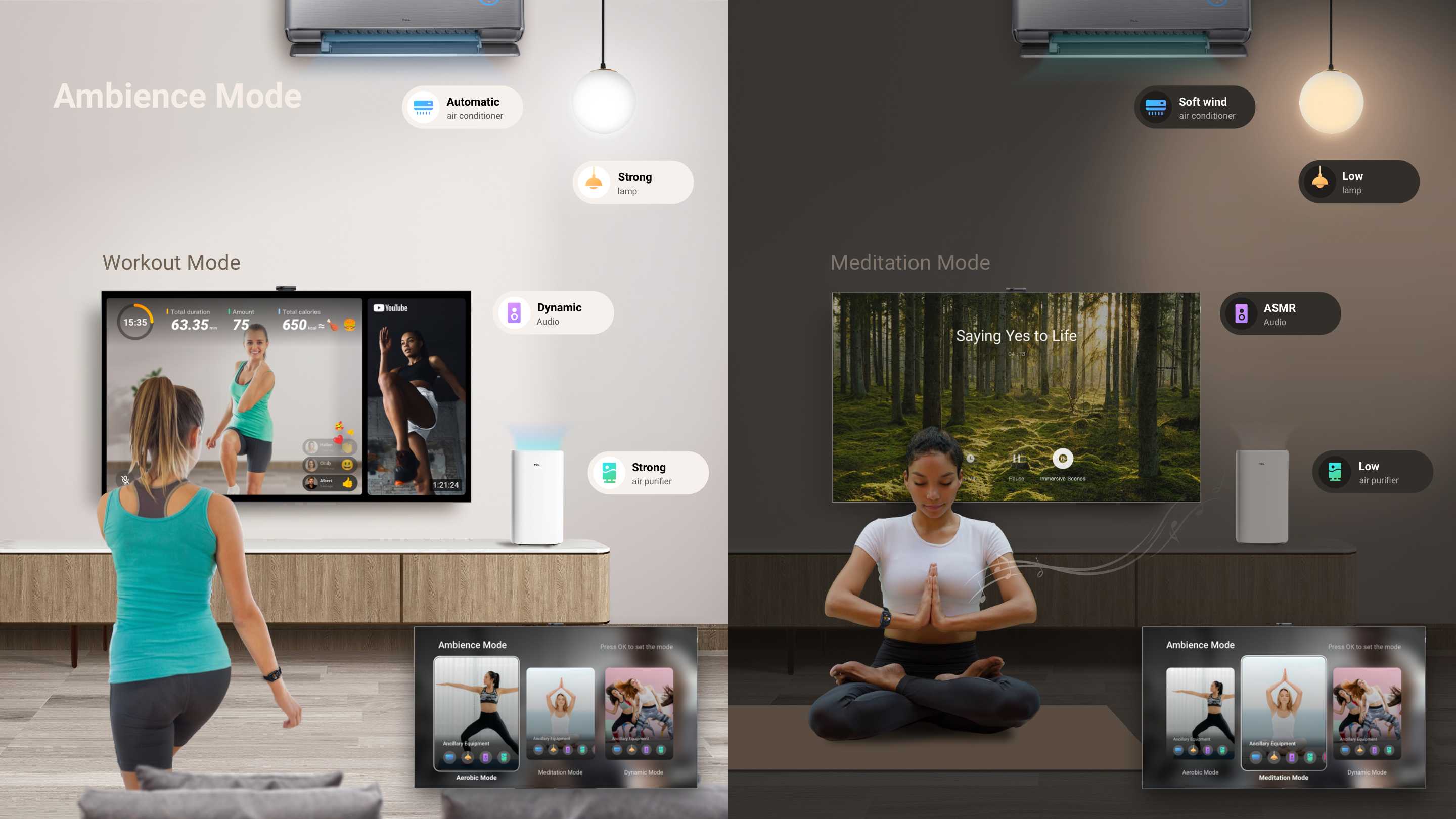 TCL HEALTH HUB - Home Fitness Experience