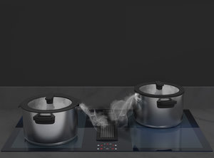 Downdraft cookware