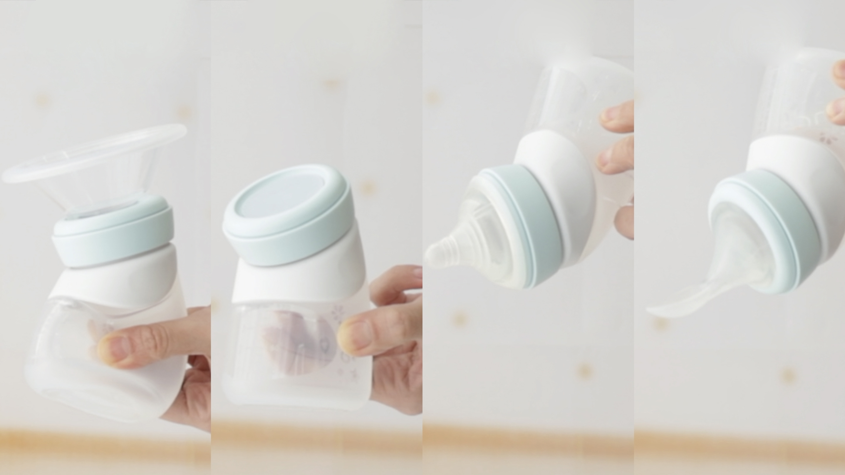 Silicone Angled Feeding Bottle Series