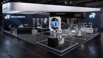 Exhibition booth of Agile Robots at automatica  