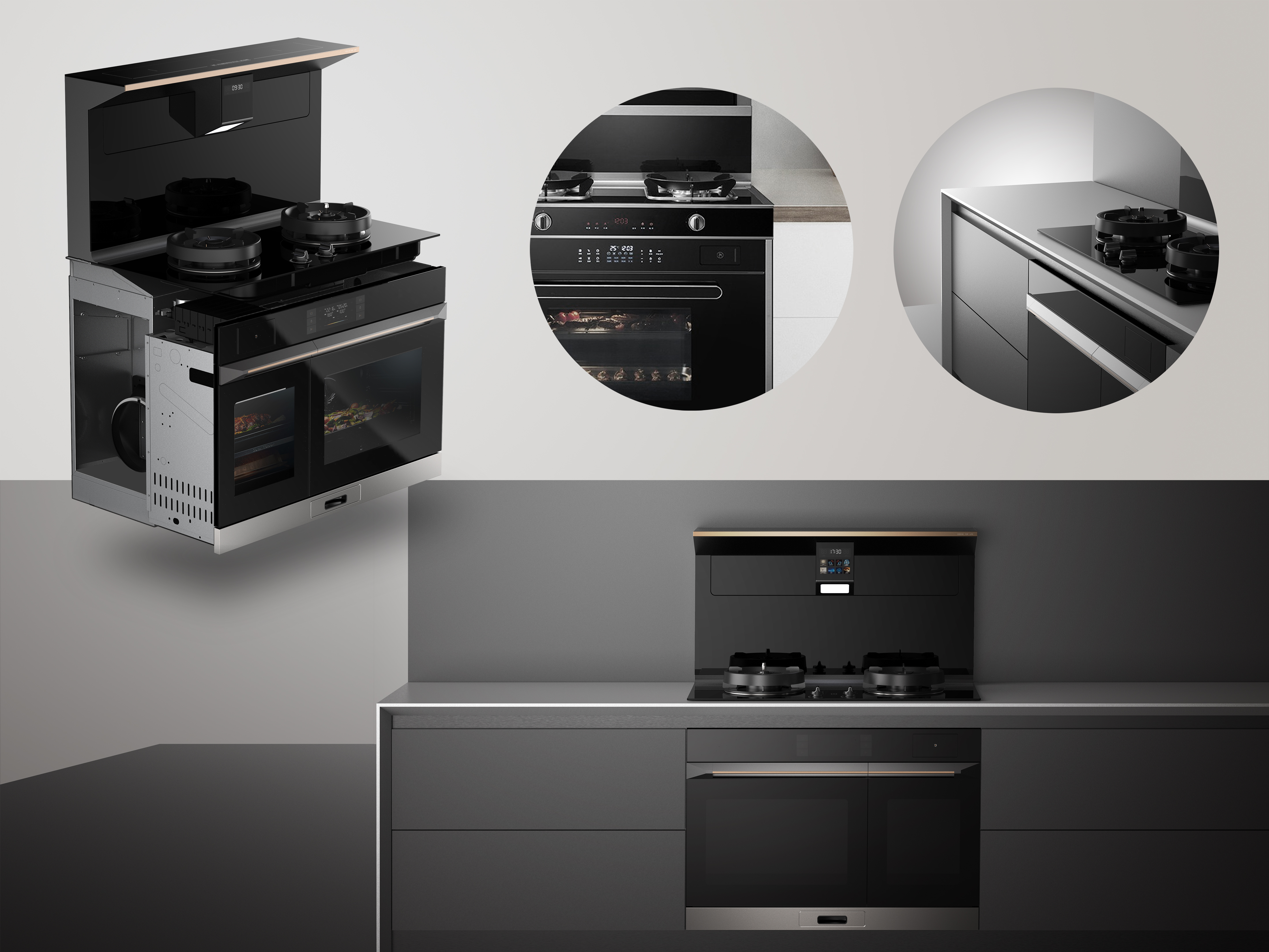 Gemini Integrated Cooker