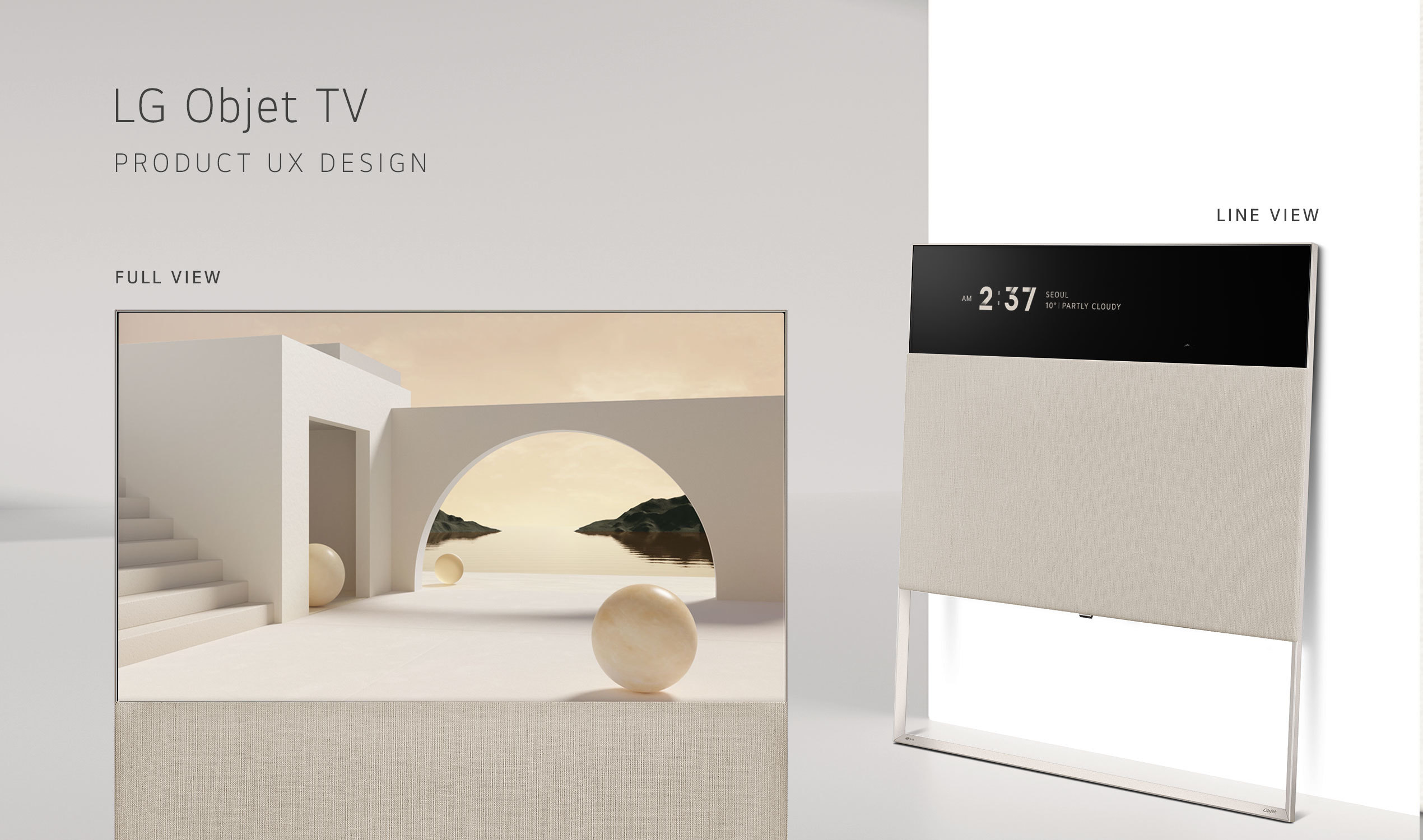 LG OLED evo Objet Collection UX