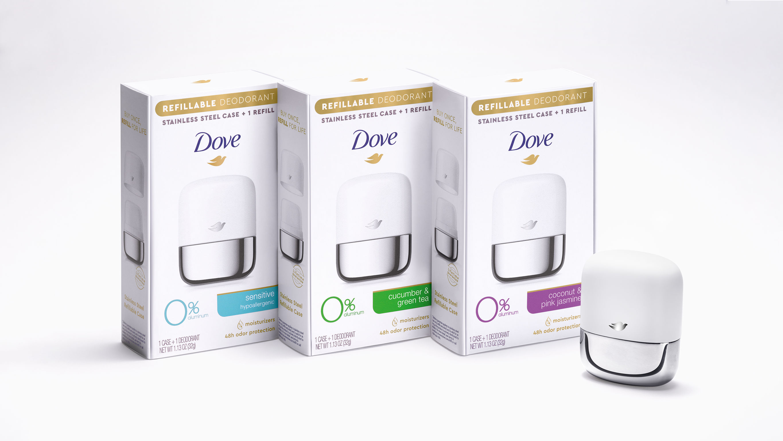 Dove | Refillable deodorant