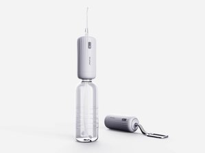 Spiral oral irrigator