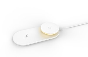 Halo Wireless Charging Pad with Bedside Lamp