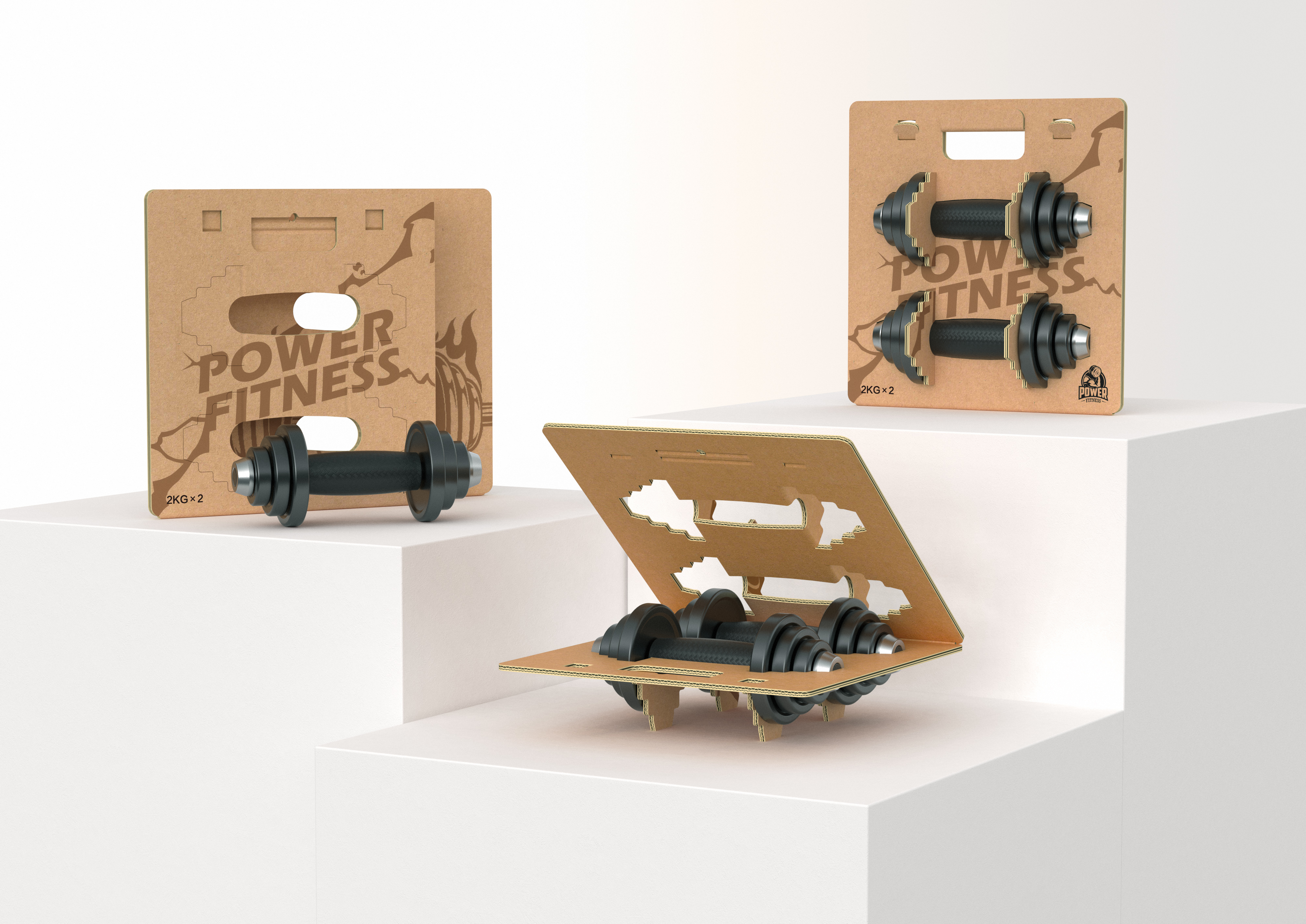 Eco Power dumbbells packaging