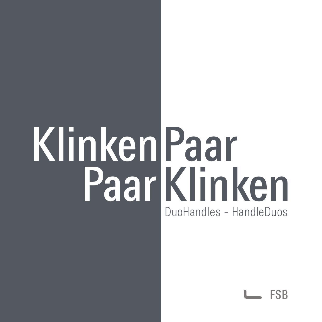 KlinkenPaar | PaarKlinken