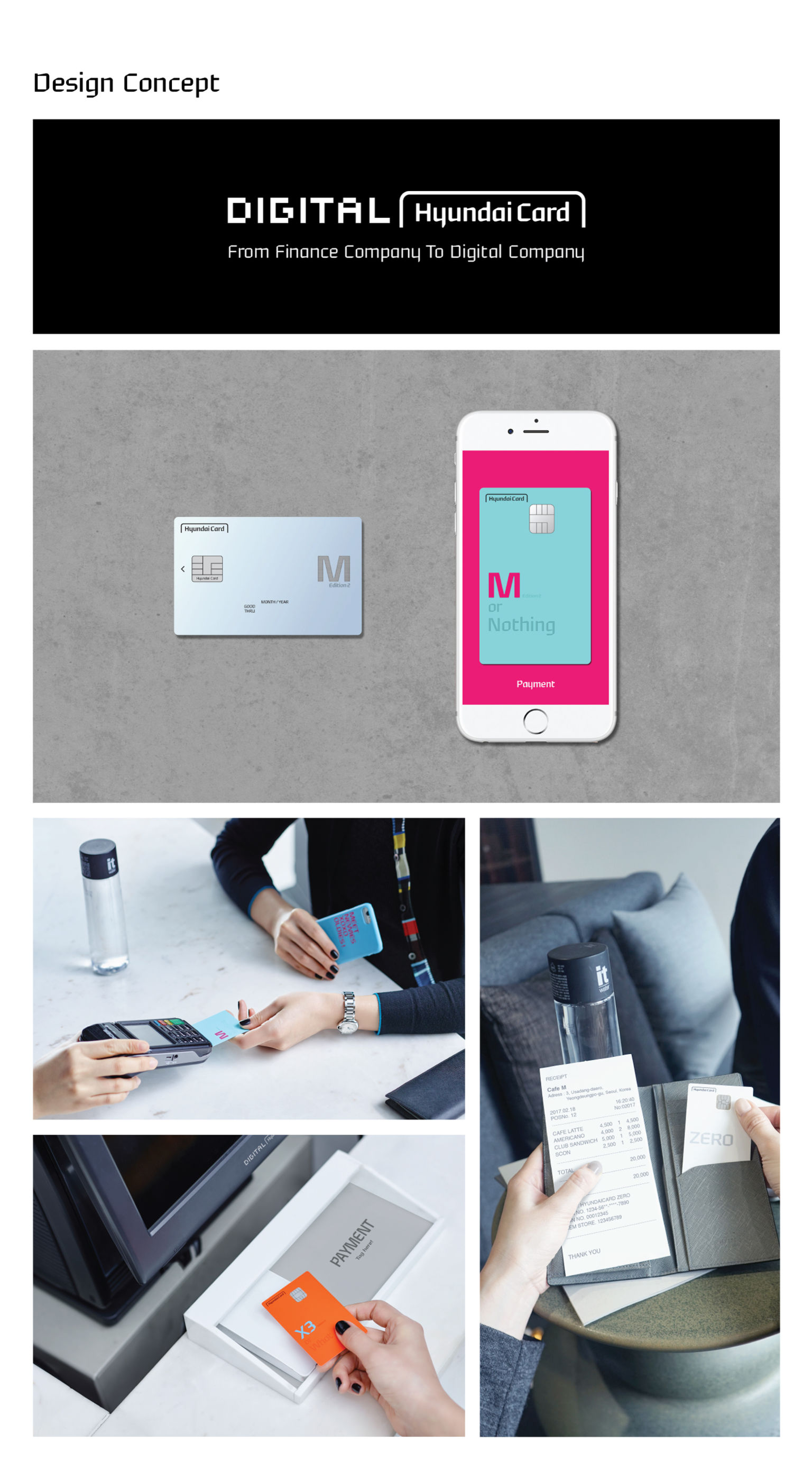 Vertical Type Credit Card