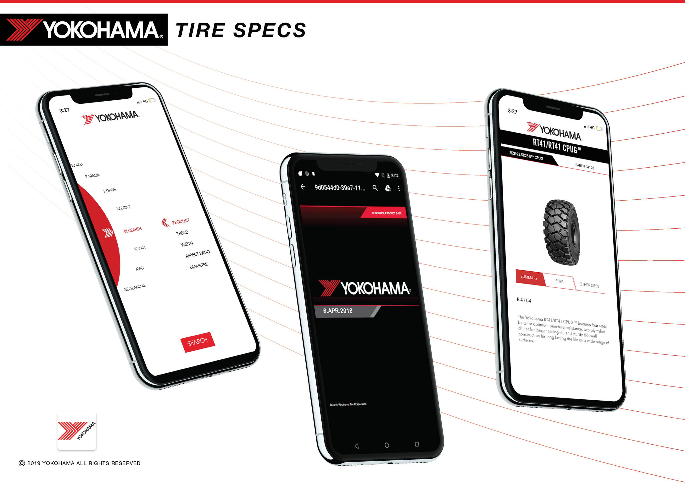 Yokohama Tire Specs