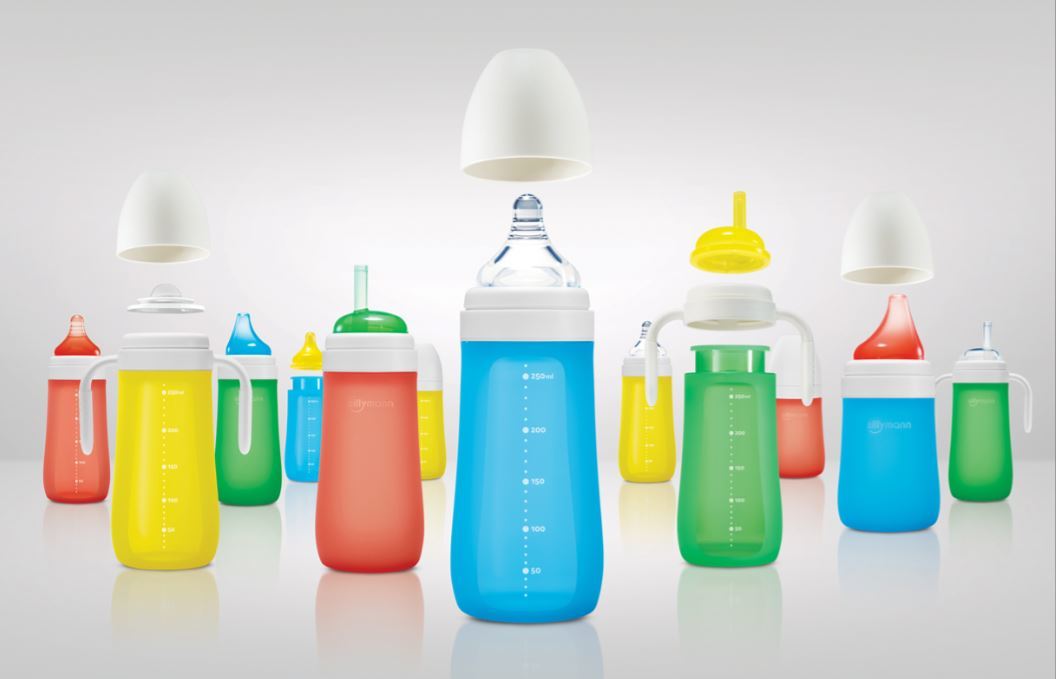 silicone feeding bottle