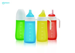 silicone feeding bottle